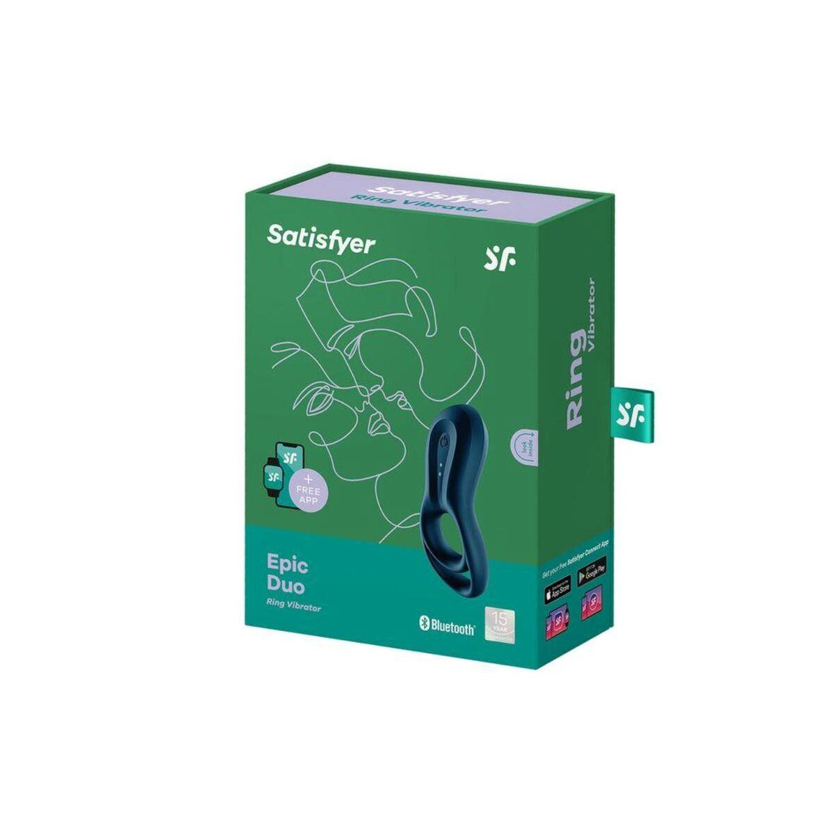 Satisfyer Anillo para el Pene Epic Duo con APP Satisfyer Connect