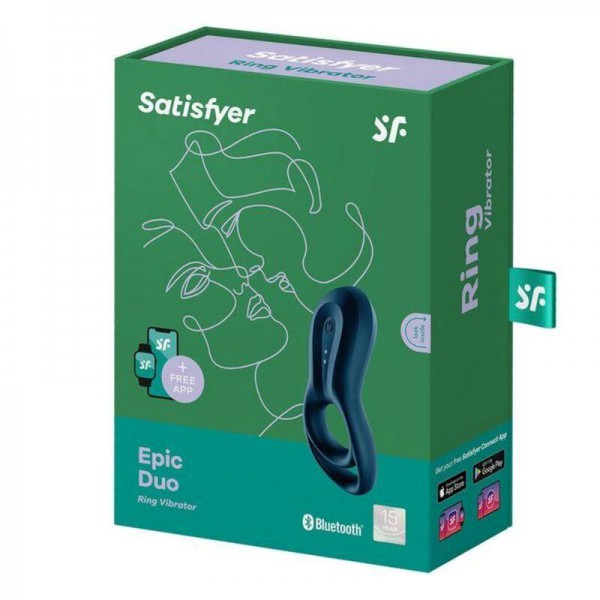 Satisfyer Anillo para el Pene Epic Duo con APP Satisfyer Connect
