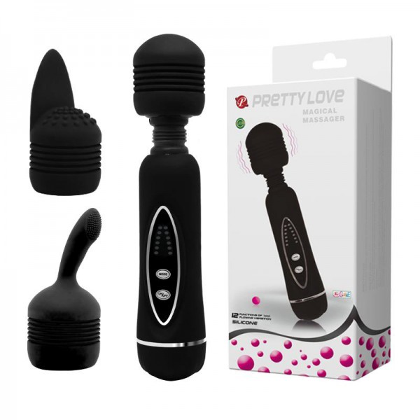 PRETTYLOVE Masajeador Magical Massager Color Negro