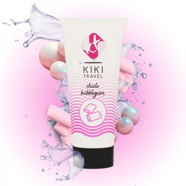 Lubricante sabor a chicle Kiki travel 50 ml
