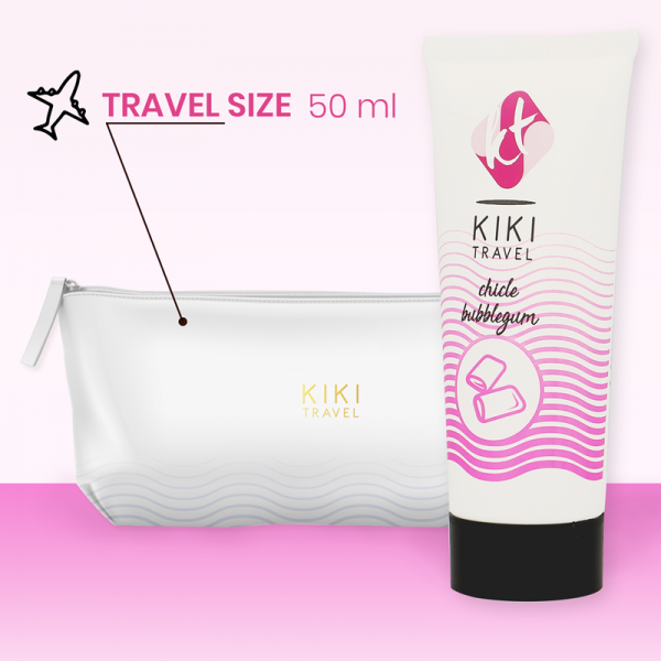 Lubricante sabor a chicle Kiki travel 50 ml 2